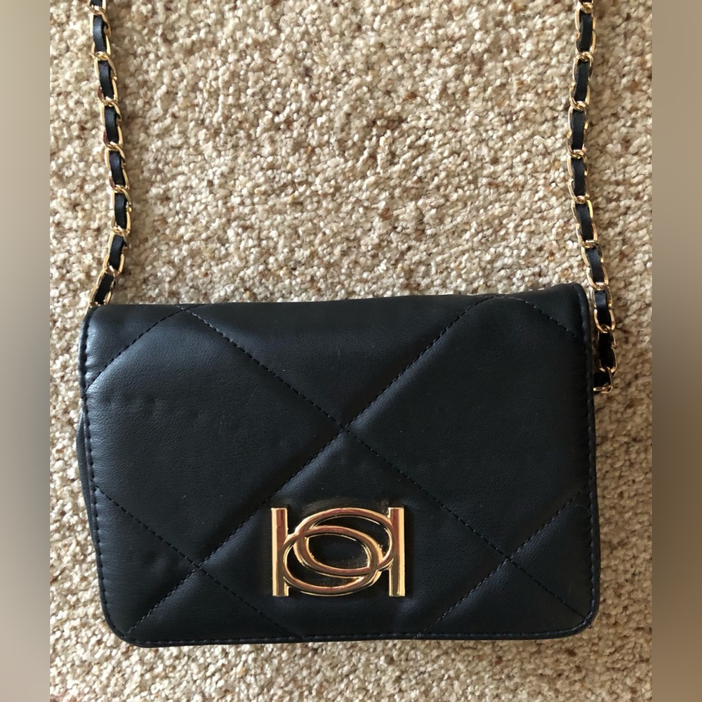 Chainlength Black Purse Bebe